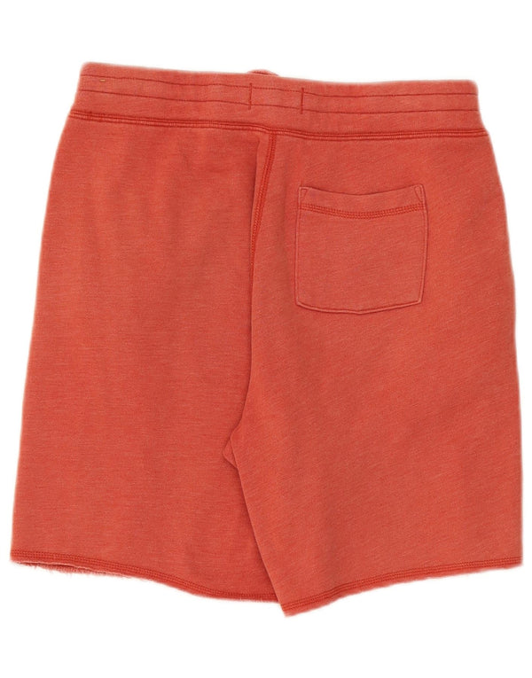 Hollister Mens Graphic Sport Shorts XS Red Cotton