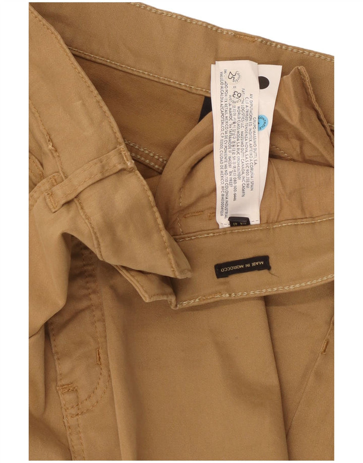 Massimo Dutti Женские прямые повседневные брюки EU 40 Medium W30 L26 Бежевые