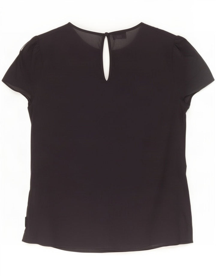 Женская блузка Armani Top EU 38, средний темно-синий, хлопок