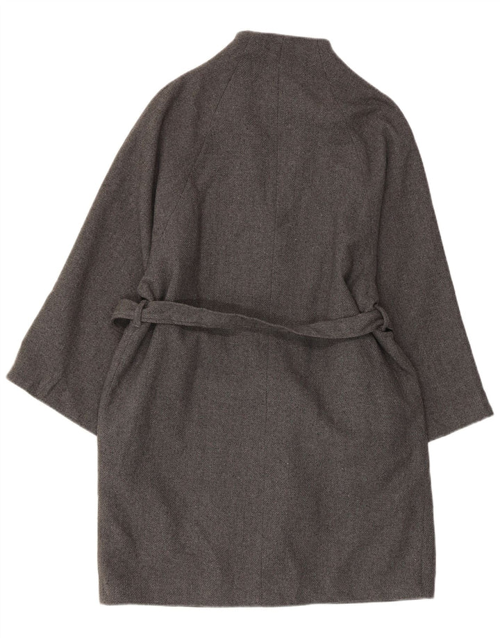 CHEAP MONDAY Женское пальто UK 10, маленькое серое акрил