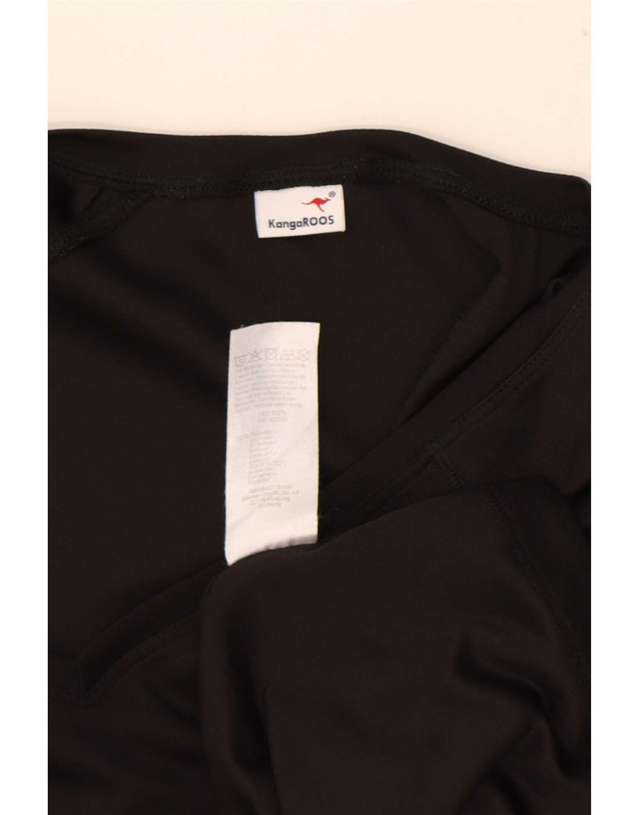 Женская футболка Kangaroos Top UK 22/24 2XL, черный полиэстер