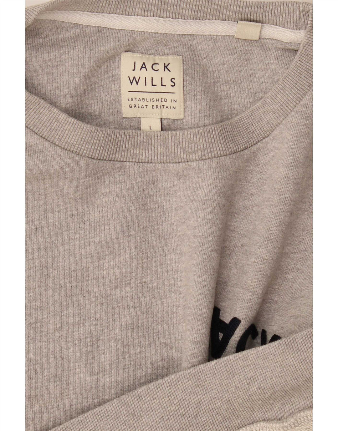 Мужской свитер с рисунком Jack Wills, большой серый