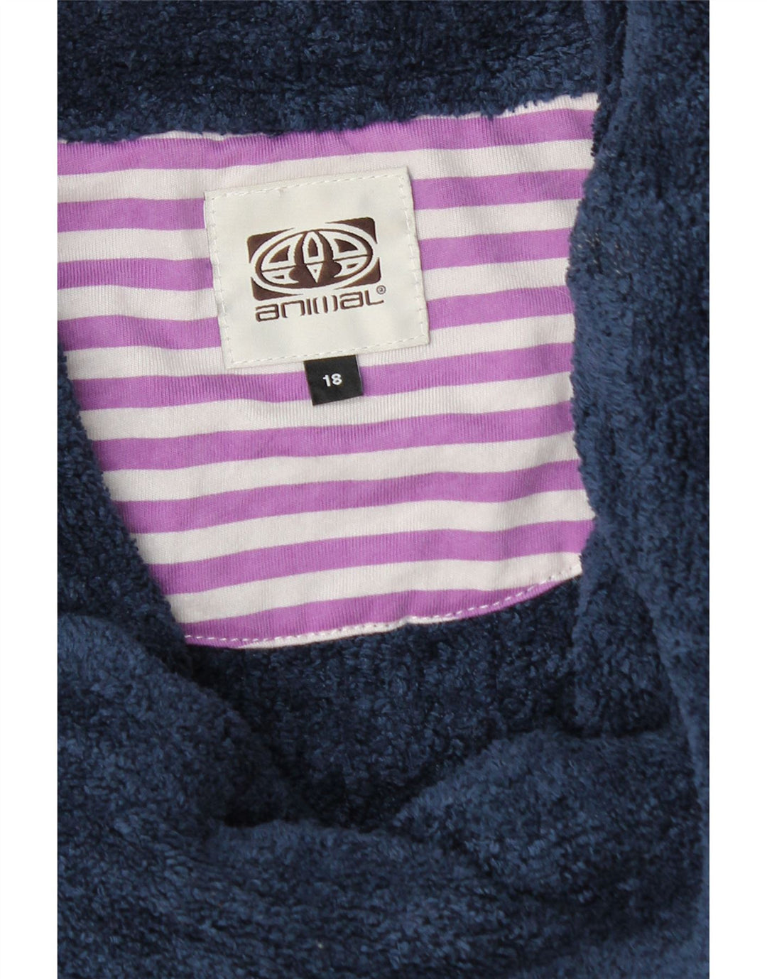 Женский флисовый джемпер ANIMAL, размер UK 18 XL, темно-синий, полиэстер