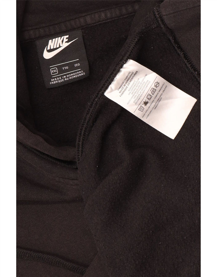 Мужской джемпер с капюшоном Nike 2XL, черный, хлопок
