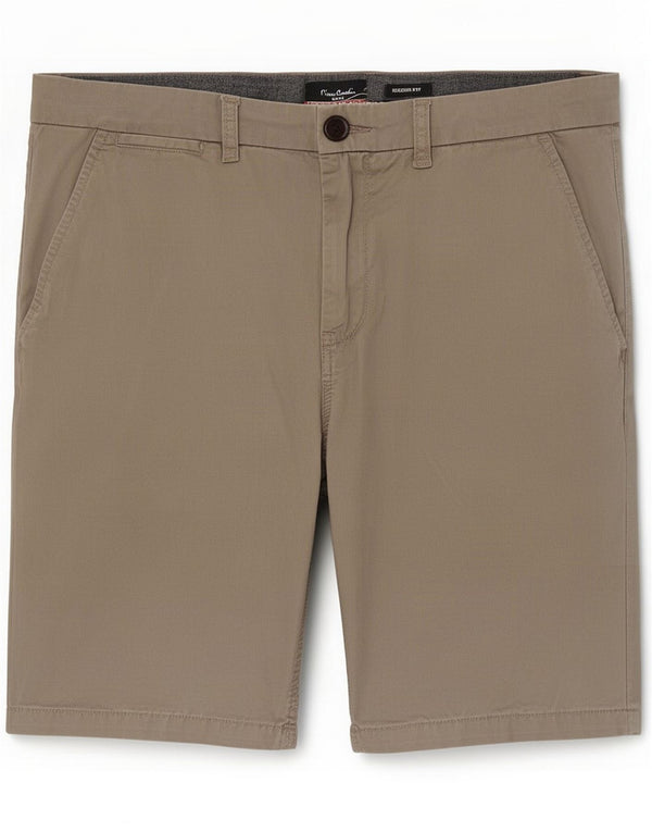 Pierre Cardin Mens Regular Fit Chino Shorts XL W40 Khaki Cotton