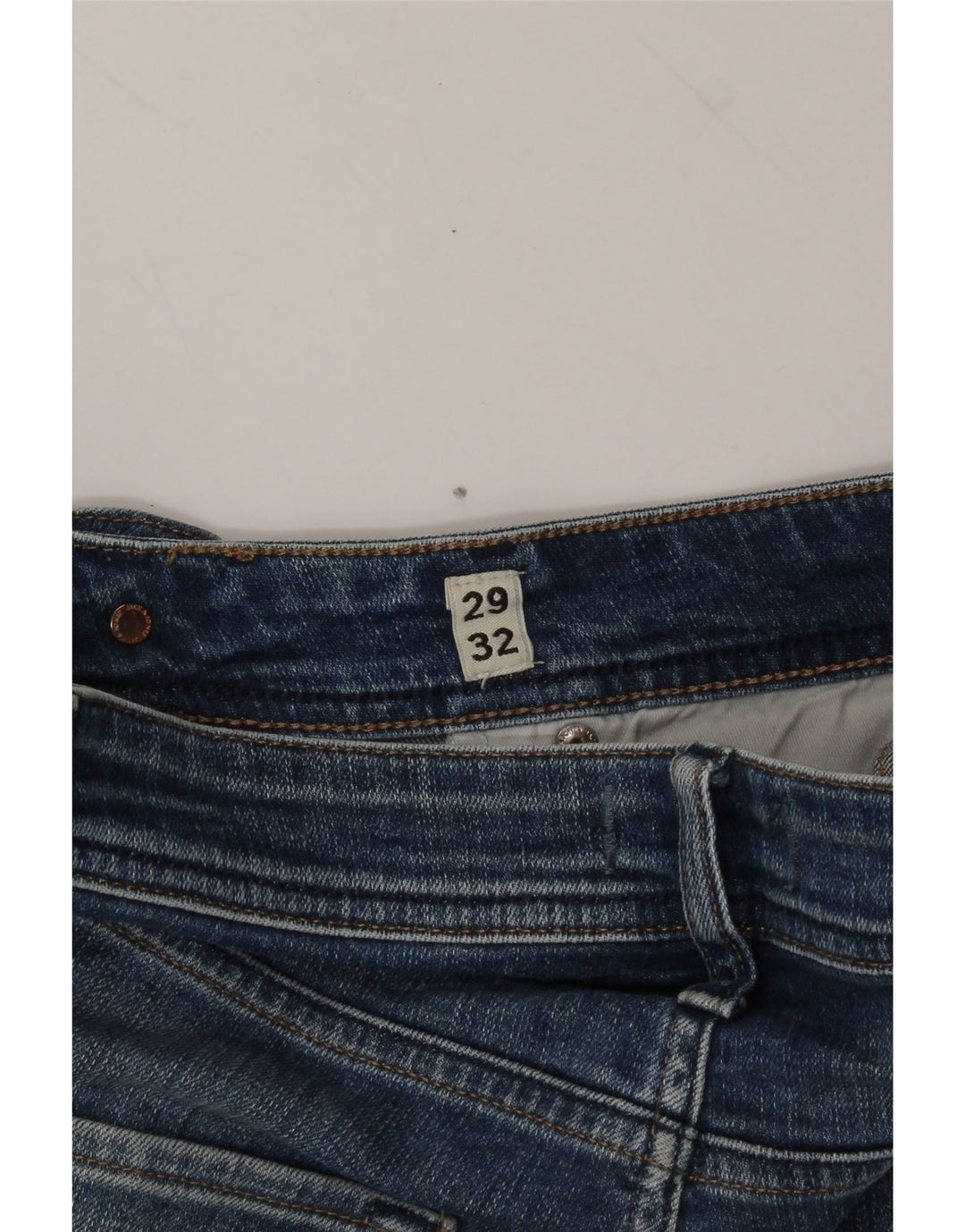 JACK & JONES Mens Clark Regular Fit Denim Shorts W29 Small Blue Cotton Vintage Jack & Jones and Second-Hand Jack & Jones from Messina Hembry 