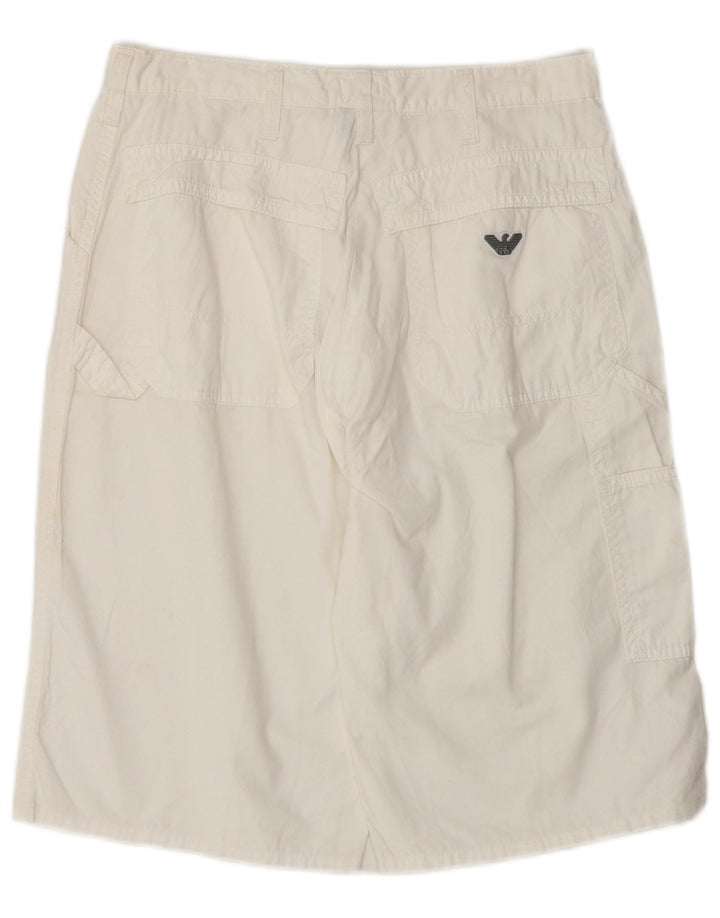 Женские шорты карго Armani IT 44 Medium W28 Белые