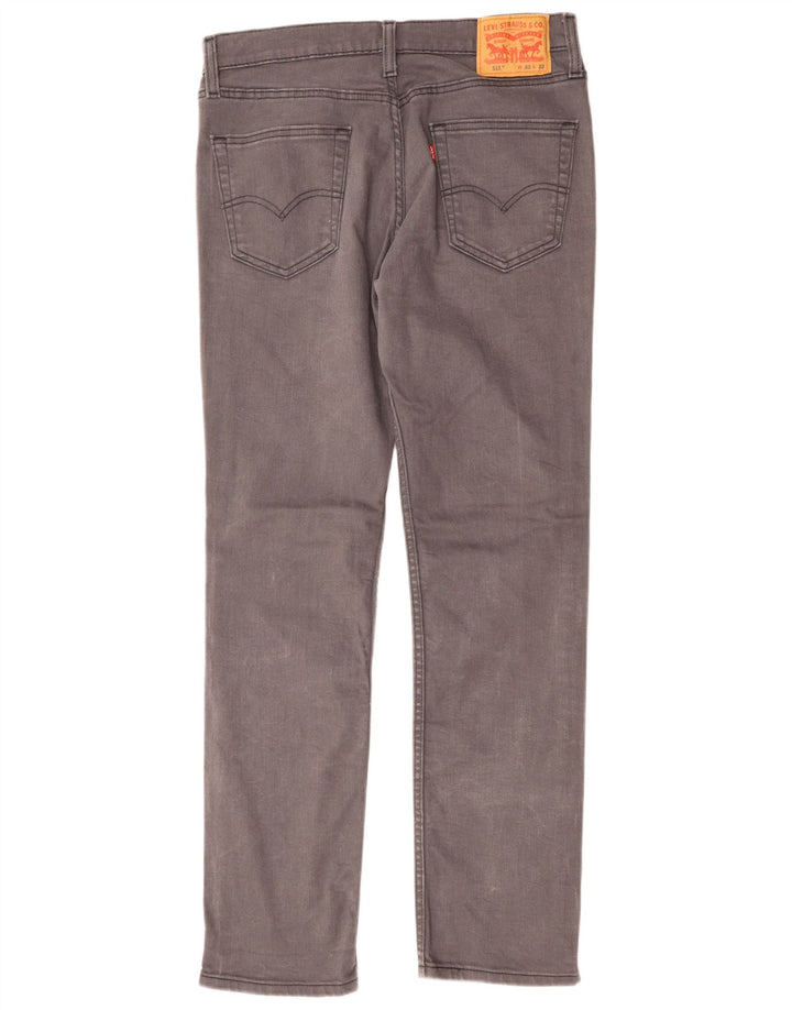 Мужские джинсы Levi's 511 Slim W33 L32 Серые хлопковые