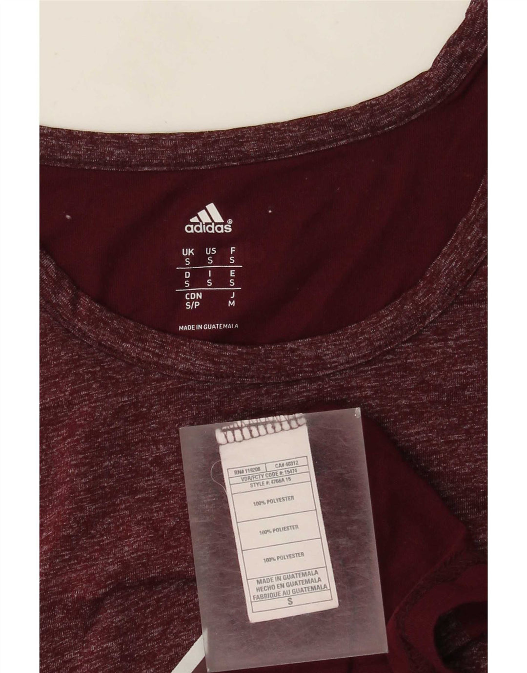 Мужской жилет с рисунком Adidas Colorado Rapids, маленький бордовый полиэстер