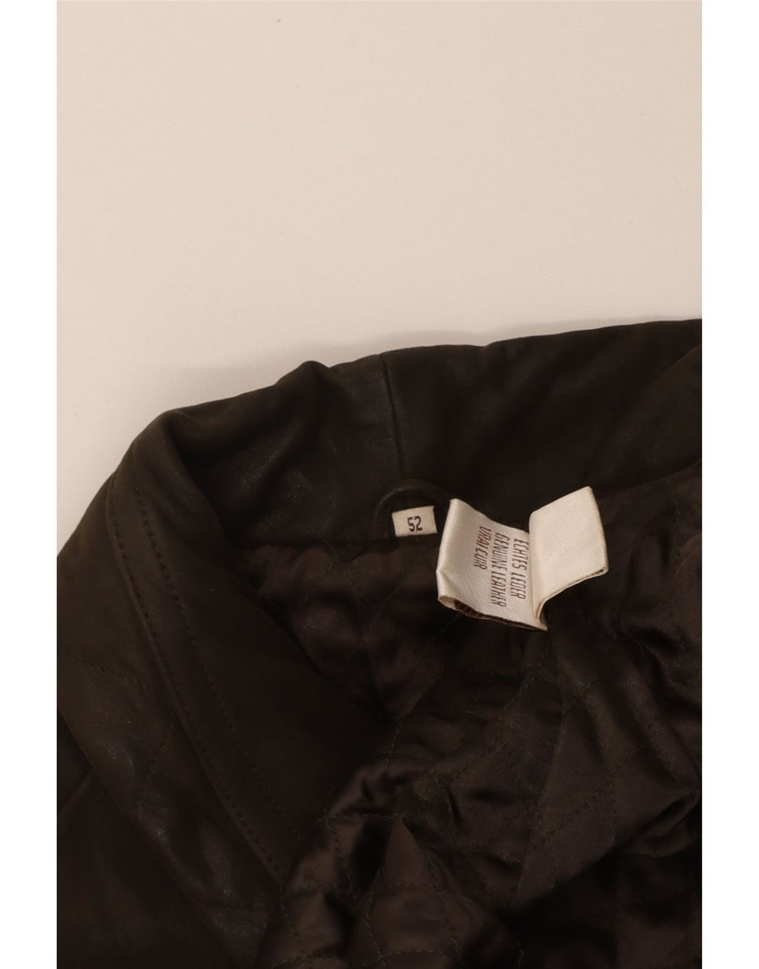 VINTAGE Mens Leather Jacket IT 52 XL Brown Leather