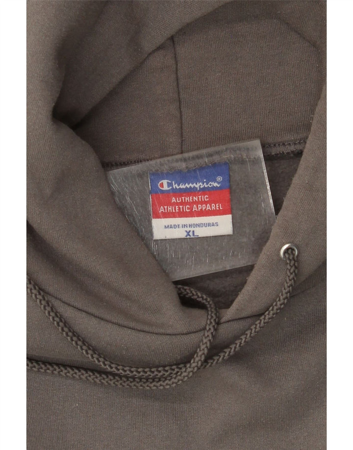 Мужской джемпер с капюшоном CHAMPION Bears, серый хлопок, размер XL