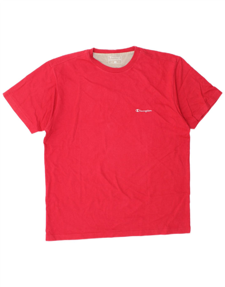 Мужская футболка Champion Top XL, красный хлопок