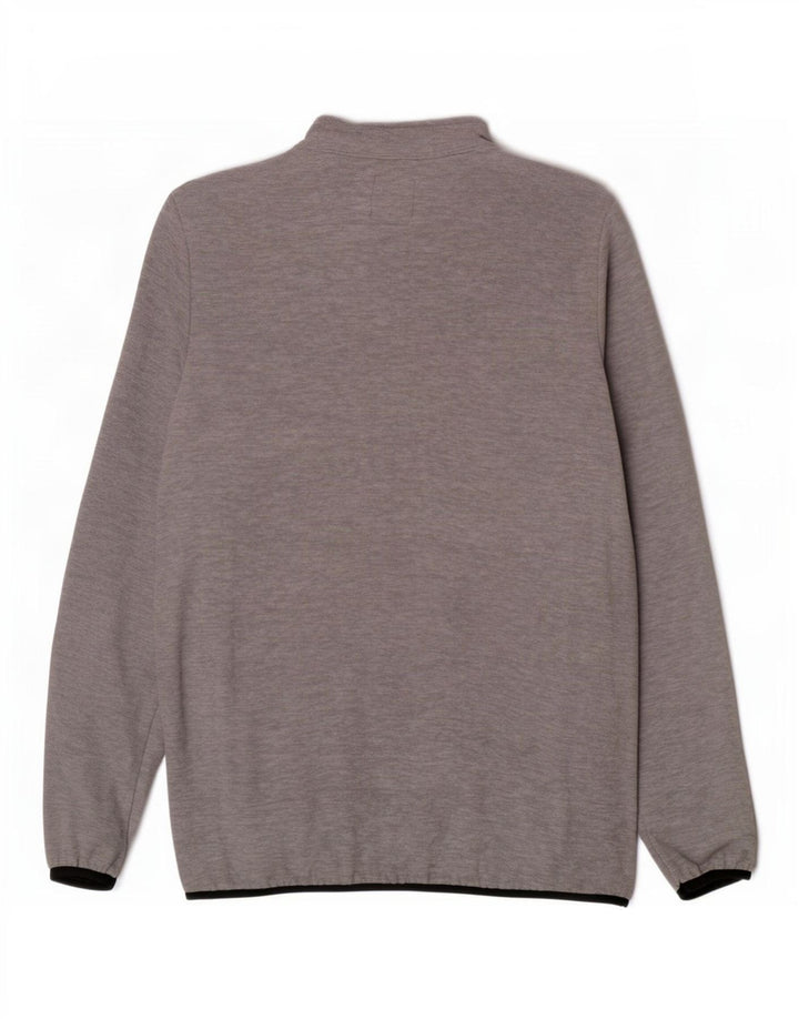 Флисовая куртка Jack & Jones для мальчиков 15–16 лет, серая, полиэстер с цветными блоками
