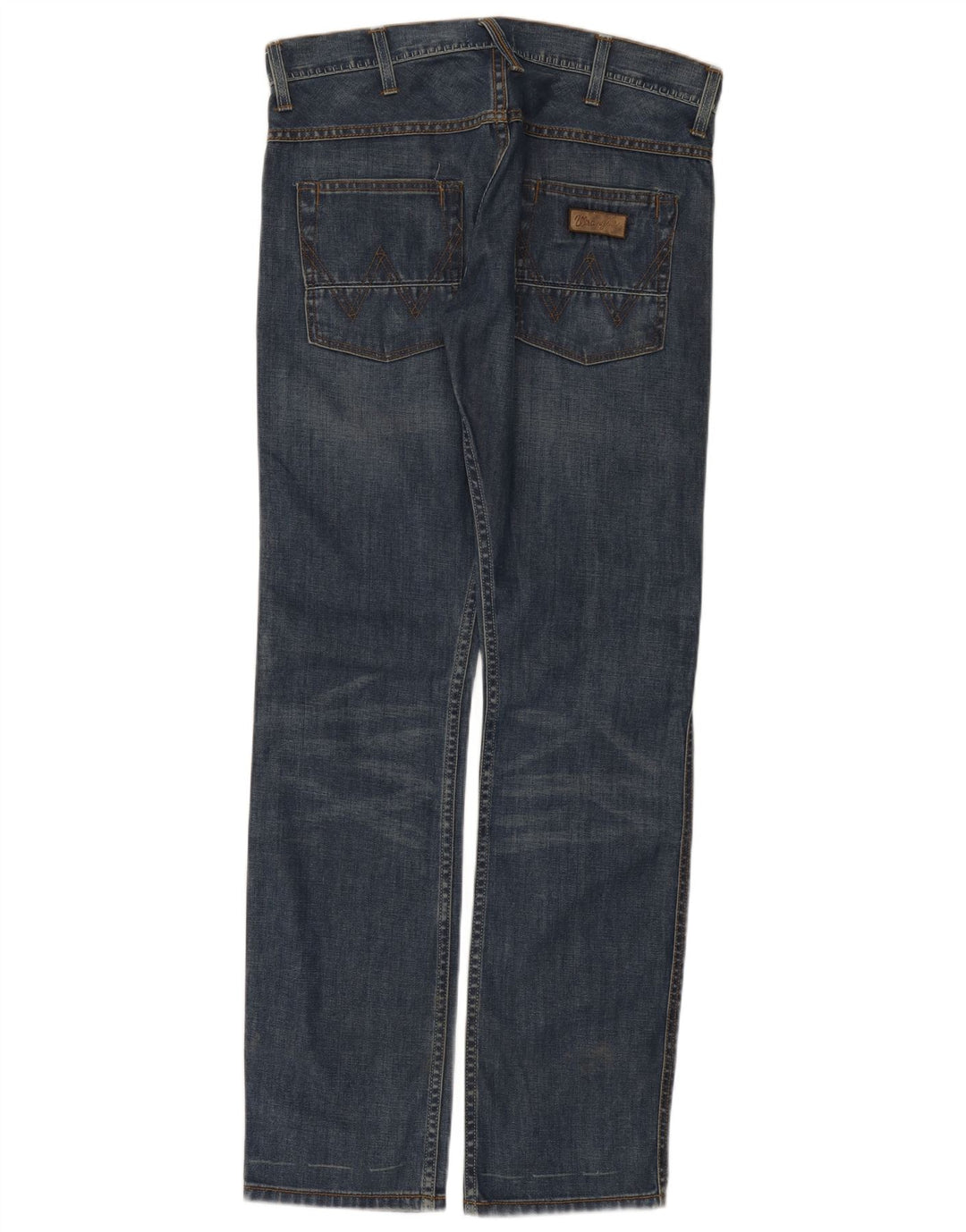 Джинсы мужские прямые WRANGLER W34 L34 синие, хлопок