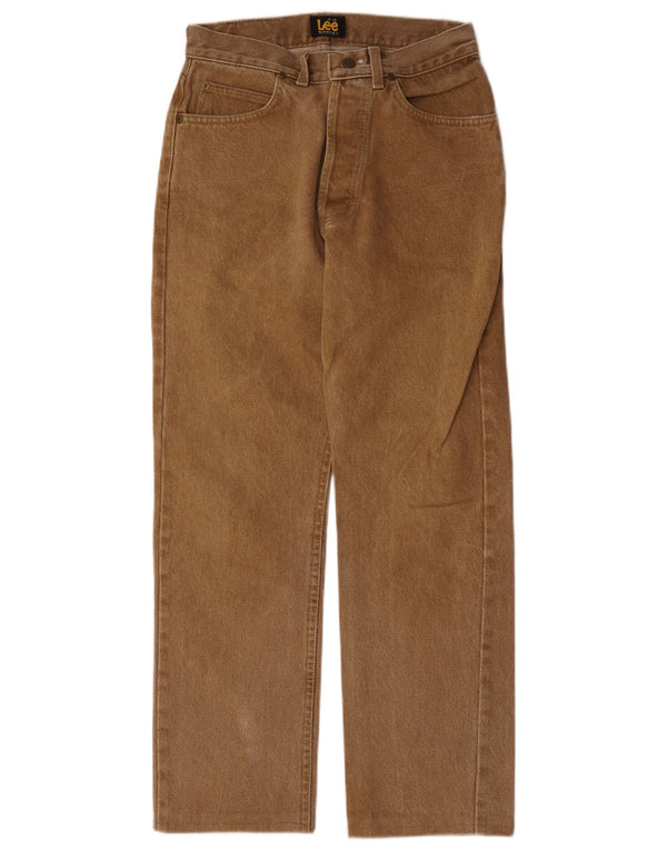 Женские прямые джинсы Lee W29 L28, бежевый хлопок