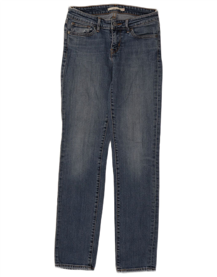 Женские узкие джинсы Levi's 712 W26 L30 синие, хлопок