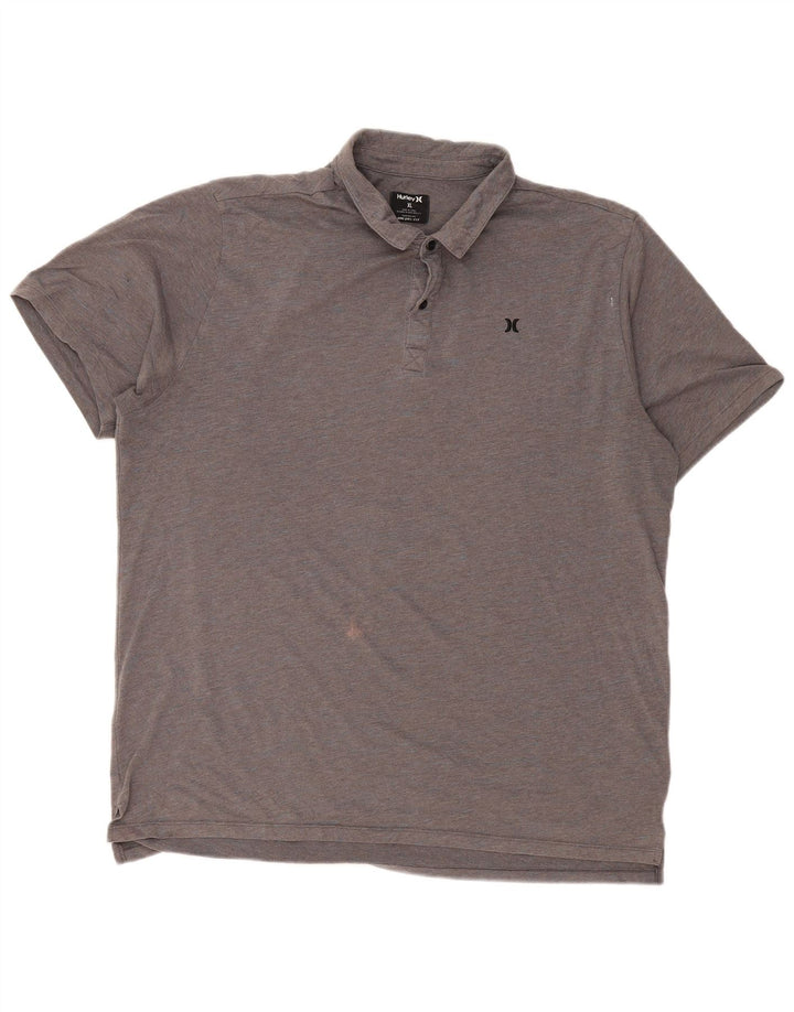 Мужская рубашка-поло HURLEY Dri Fit XL, серый хлопок