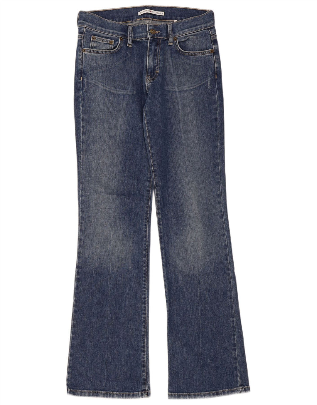 Женские джинсы Tommy Hilfiger Bootcut US 6 Medium W30 L33 Синие хлопковые