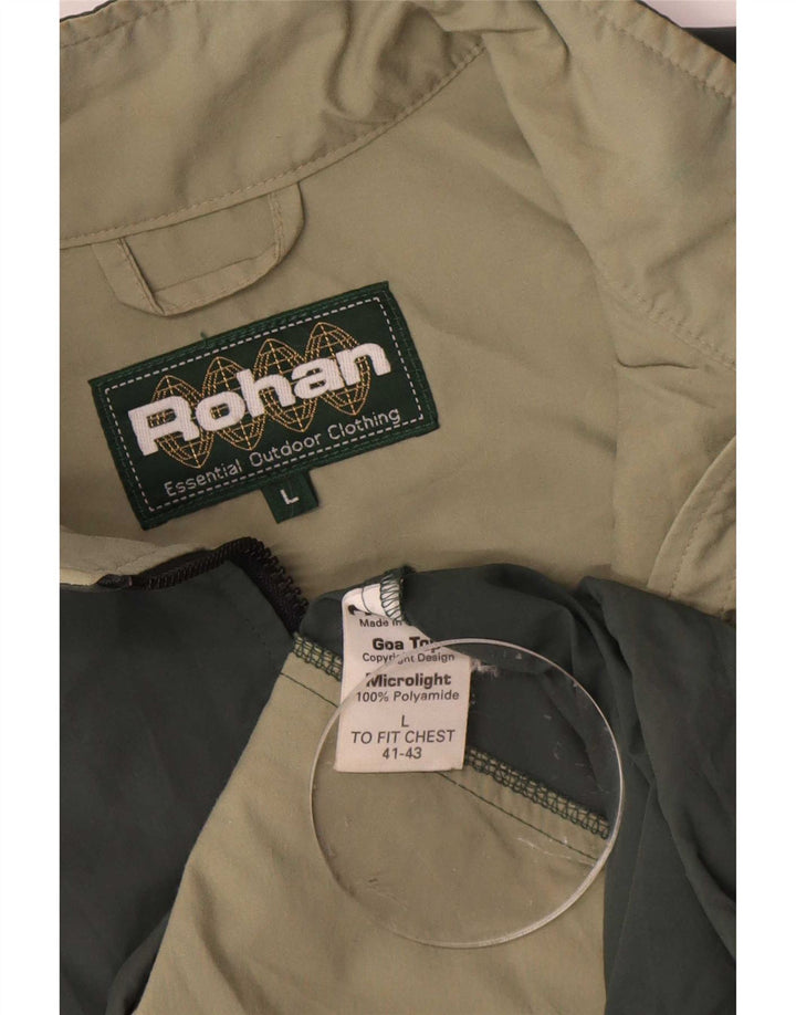 Мужская куртка-анорак Rohan UK 40, большая зеленая, полиамид