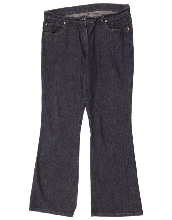 Женские джинсы Marks & Spencer Bootcut UK 18 XL W35 L30 Темно-синие хлопковые