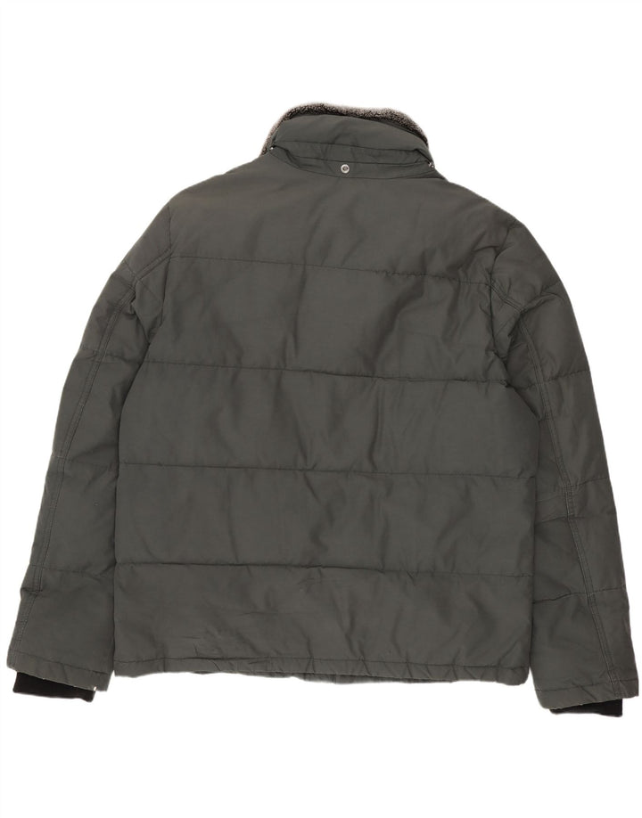 Мужская стеганая куртка Tommy Hilfiger UK 42 XL зеленая из полиамида