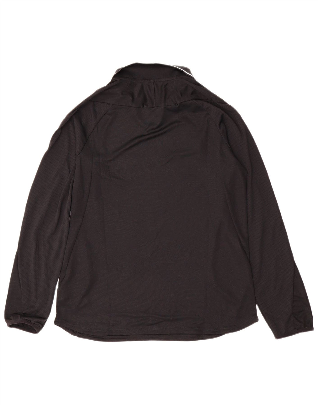 Мужской топ Nike Dri Fit с длинным рукавом, маленький черный полиэстер