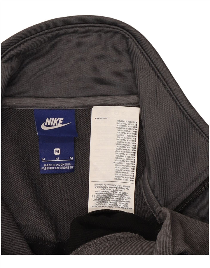 Мужская спортивная куртка Nike, средний черный полиэстер с цветными блоками