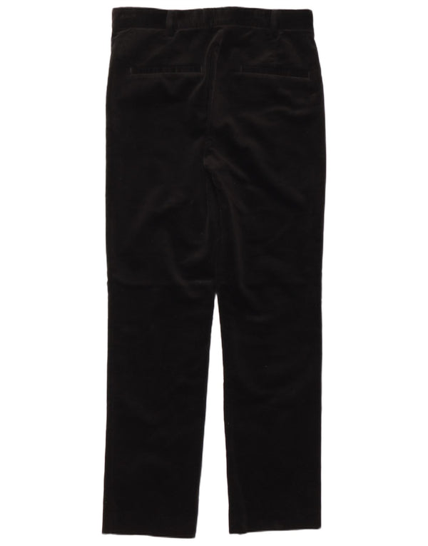 Женские прямые вельветовые брюки Massimo Dutti EU 40 Medium W30 L30 черные