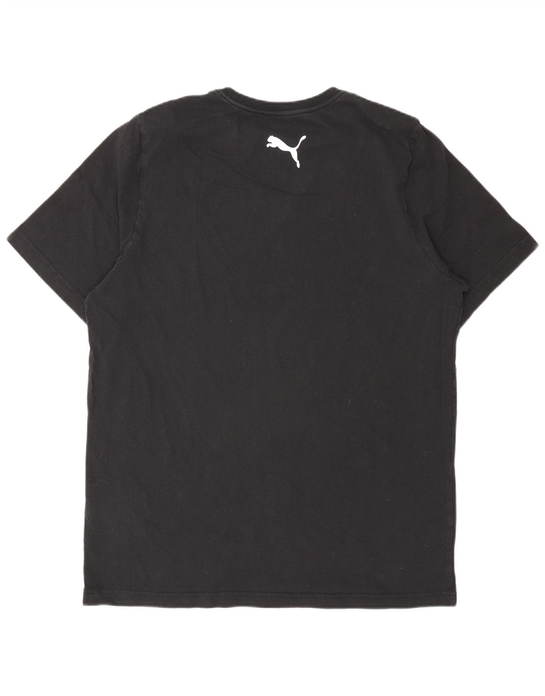 Мужская футболка Puma, большой черный хлопок