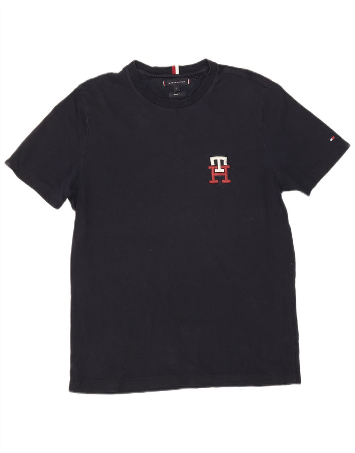 Мужская футболка обычного кроя Tommy Hilfiger, средний темно-синий