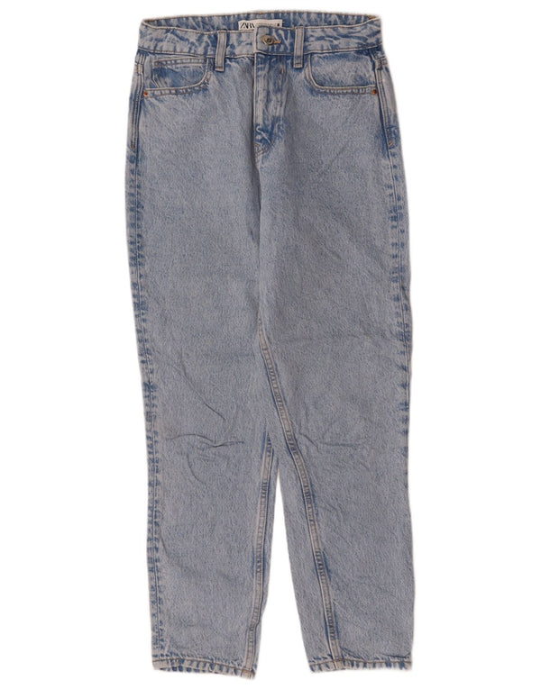 Женские зауженные джинсы Zara EU 36 XS W26 L28, синие, хлопок