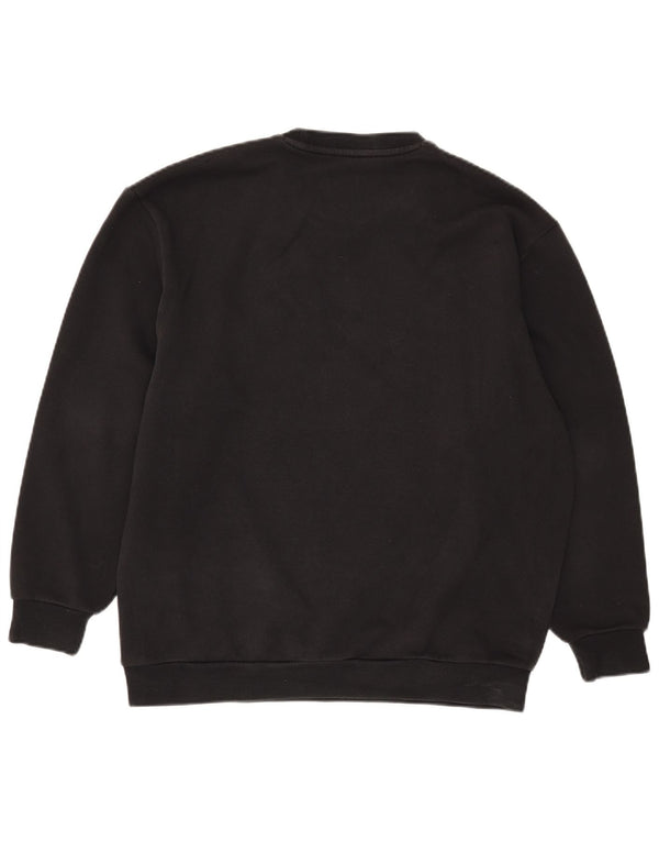 Мужской свитшот Adidas Oversized с рисунком 2XS, черный хлопок