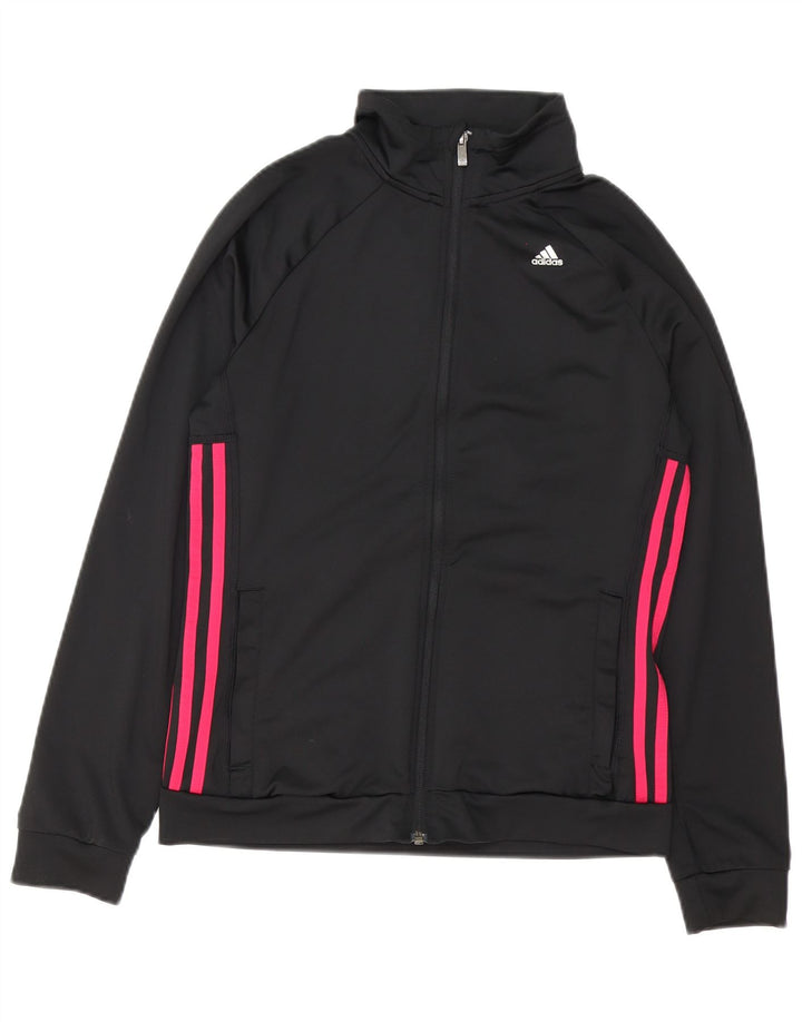 Женская верхняя куртка Adidas Climalite Oversized, Великобритания 8/10, маленькая черная