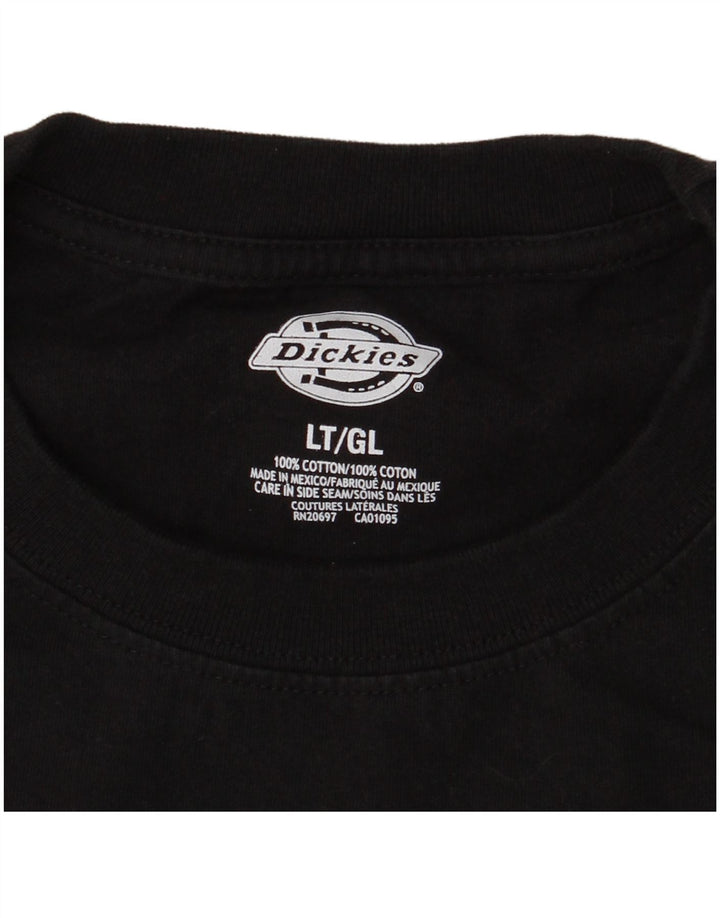 Мужская футболка Dickies, большой черный хлопок