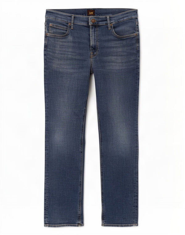 Джинсы Lee Mens West Straight W32 L30 синие, хлопок
