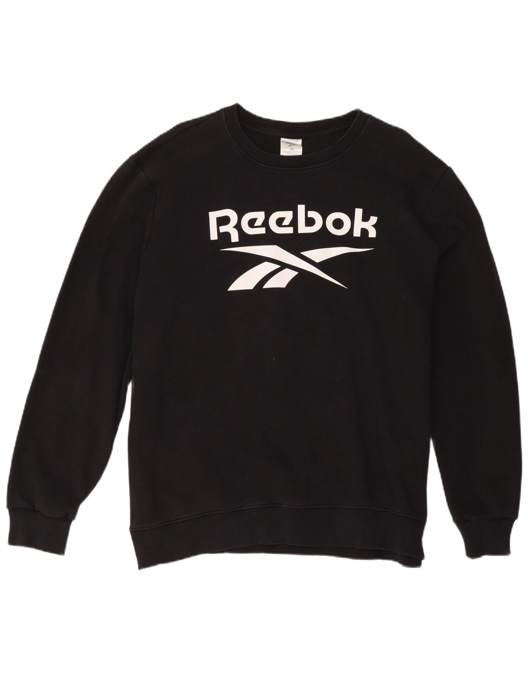 Мужской свитшот с рисунком Reebok XL, черный хлопок
