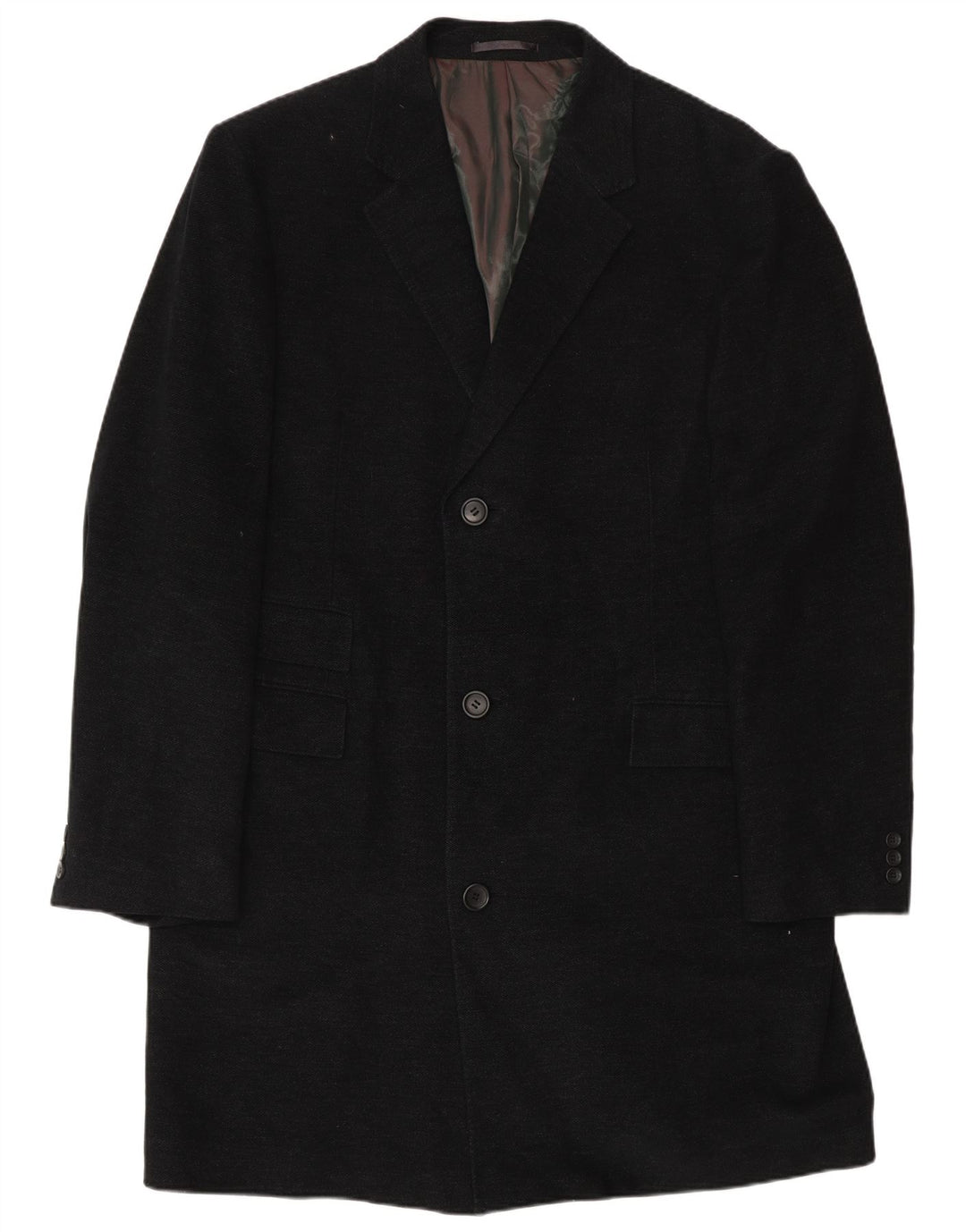 Мужское пальто John Lewis UK 42 XL, темно-синий, хлопок