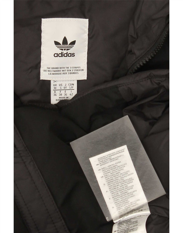 Adidas Women UK 10, маленький черный полиэстер