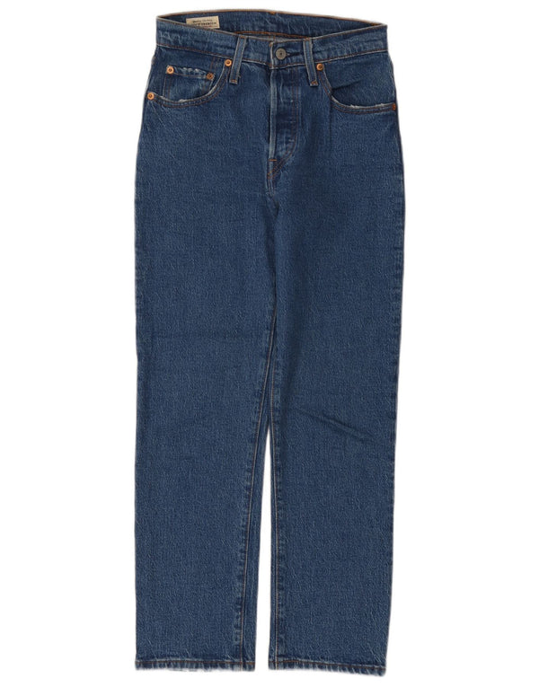 Женские прямые джинсы Levi's 501 W25 L26 синие, хлопок