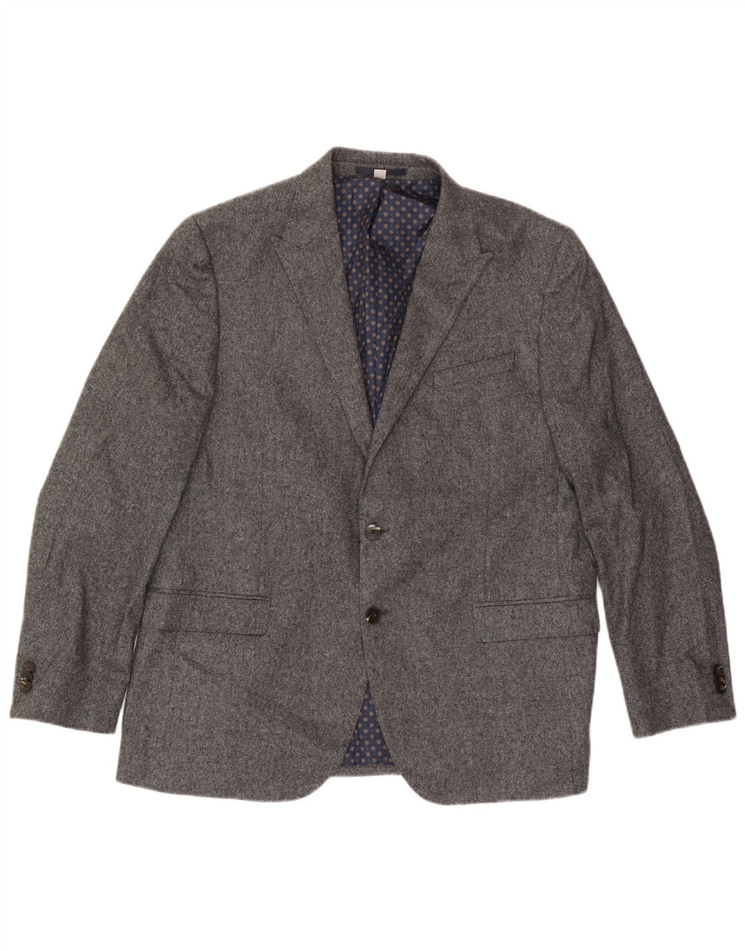 Мужской пиджак на двух пуговицах Marks & Spencer UK 44 2XL, серая шерсть