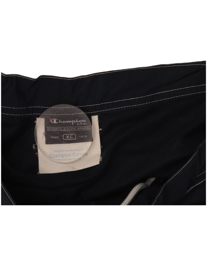 Мужские шорты для плавания Champion с рисунком XL, темно-синие, полиэстер