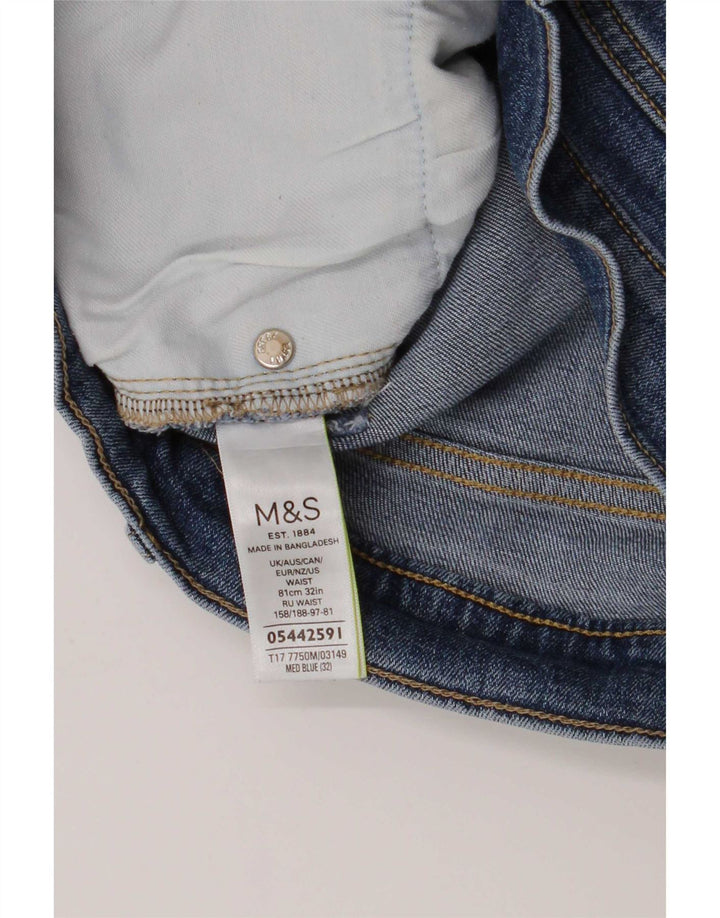 Мужские джинсовые шорты Marks & Spencer Medium W32 Синие, хлопок