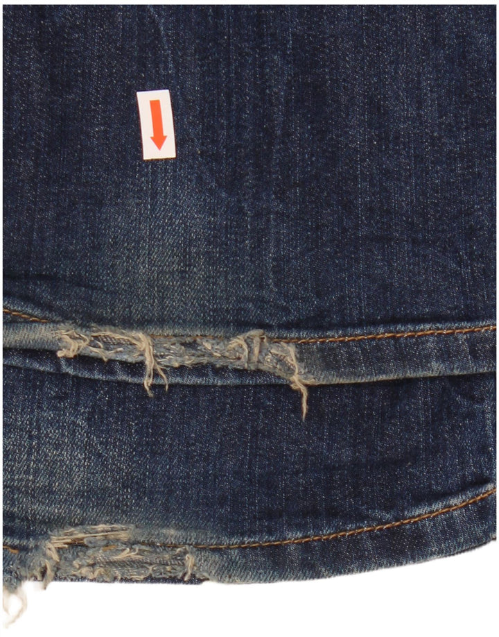 Женские джинсы Bootcut с толстым лицом, США 12, большие размеры W32 L32, синий хлопок