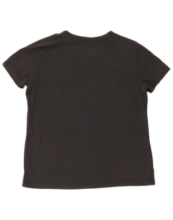 Женская футболка с рисунком Nike Dri Fit Top UK 14, средний черный