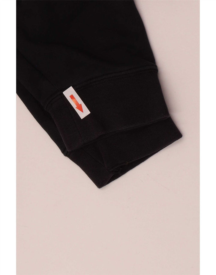 Мужской джемпер с капюшоном Nike Regular Fit, маленький черный, хлопковый