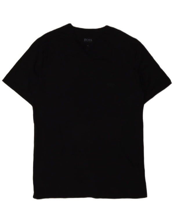 Мужская футболка Hugo Boss Top Medium Black Cotton