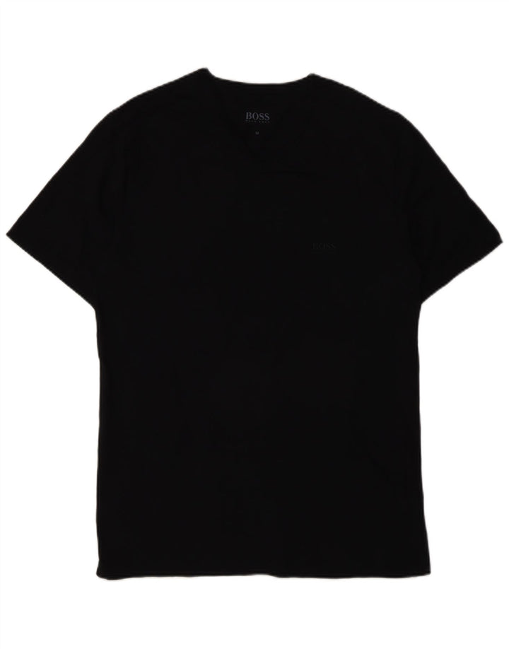 Мужская футболка Hugo Boss Top Medium Black Cotton