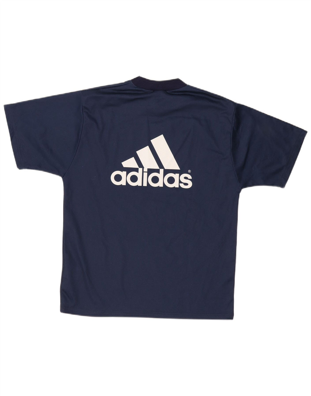 Adidas Мужская футболка с рисунком Top Small Темно-синий полиэстер