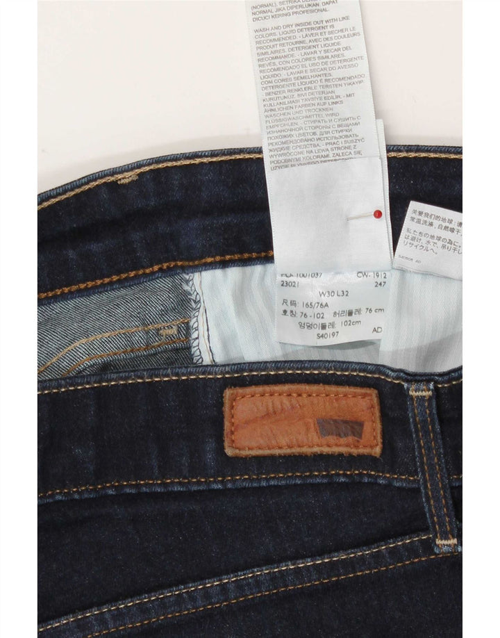 Женские прямые джинсы с легкой посадкой Levi's W30 L32, темно-синие