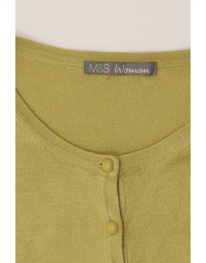 Женский кардиган Marks & Spencer UK 14 Средний Зеленый